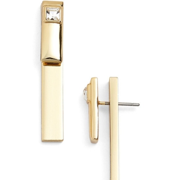 Trina Turk Jewelry - Trina Turk Double 14-karat Drop-Back Earrings